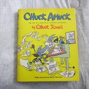 Chuck Amuck Book Life Times of Animated Cartoonist Chuck Jones 1989 Spielberg